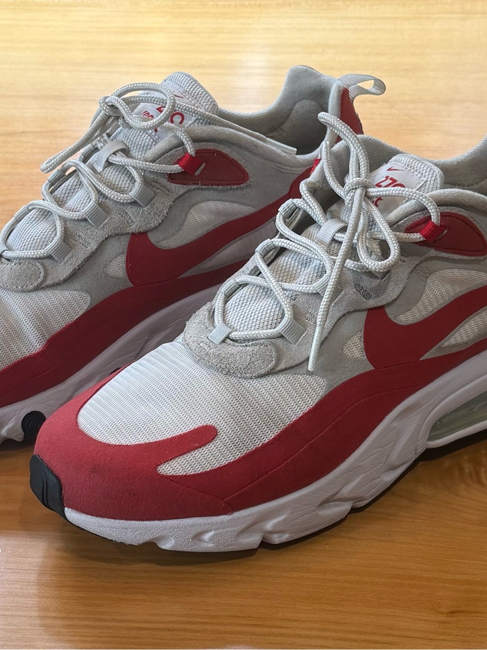 Nike Men’s Air Max 270 Create Red, Grey & White Sneakers